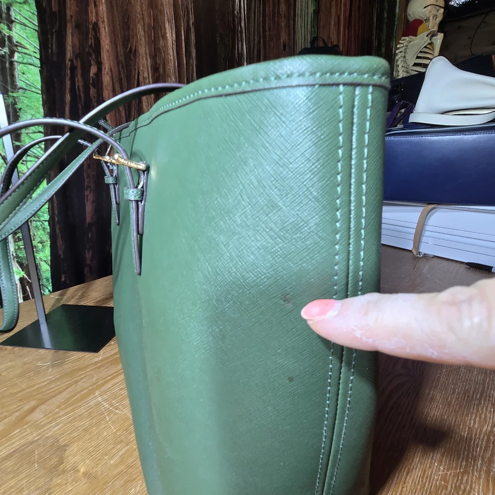 Michael Kors Green Tote Bag - Picture 11 of 13